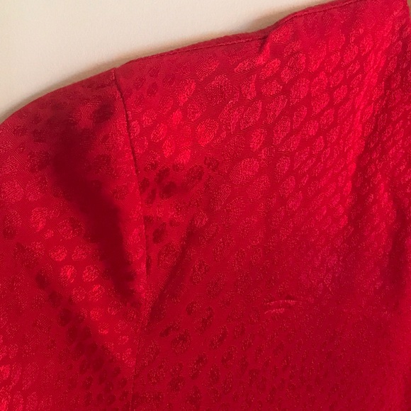 H&M Red Silky Dress - Picture 7 of 9